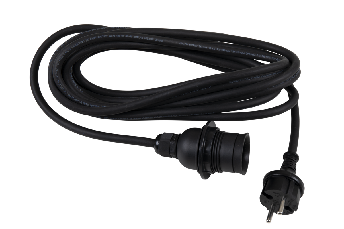 CORD lampsladd 5 m - Svart