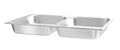 Food panna GN 1/1, with 2 compartments, HENDI, 7,5L, 530x325x(H)65mm