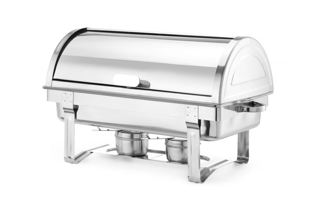 Rolltop-Chafing dish gastronorm 1/1, HENDI, 9L, 590x340x(H)400mm