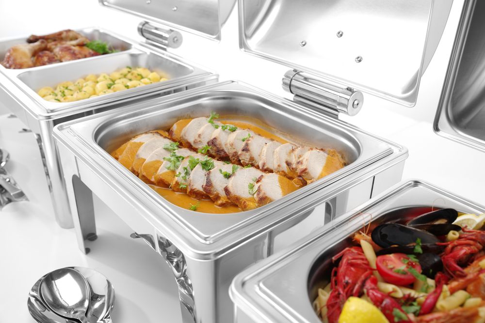 Chafing dish GN 1/2 mirror finish, HENDI, Profi Line, 4L, 365x345x(H)345mm