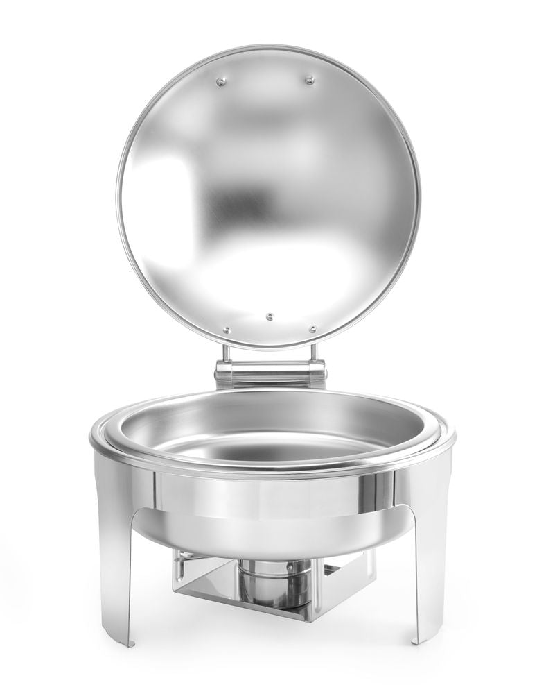 Chafing dish round satin finish, HENDI, Profi Line, 6L, 465x420x(H)320mm