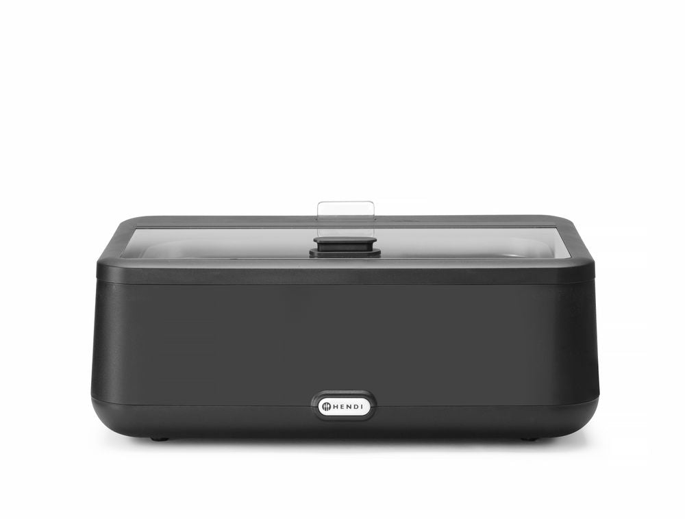 Chafing dish UNIQ, HENDI, desiGNed by Robert Bronwasser, svart, 220-240V/700W, 607x402x(H)245mm