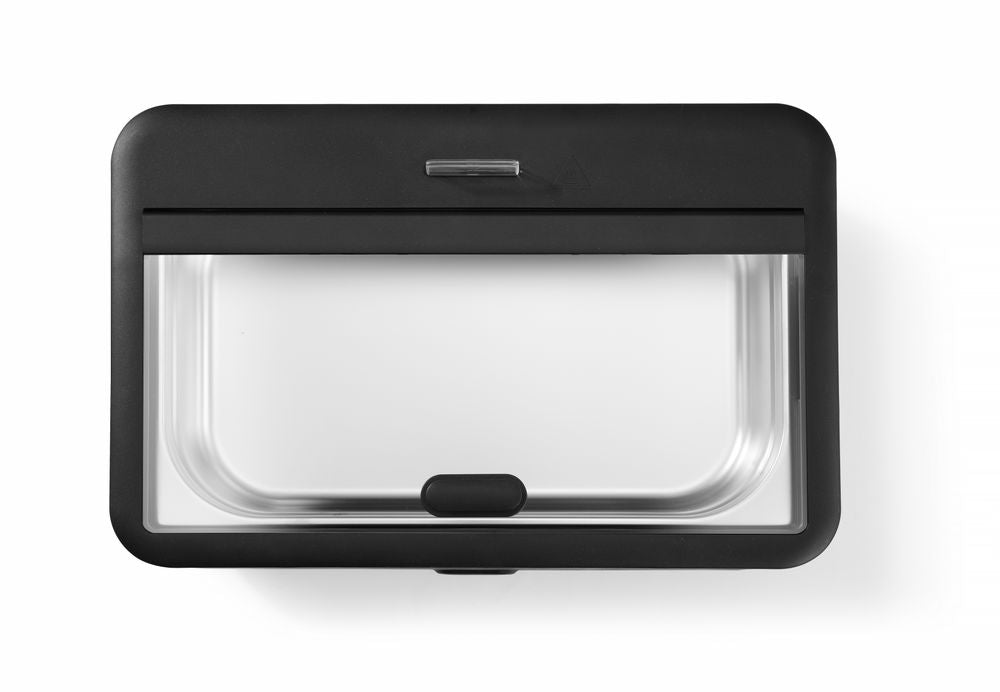 Chafing dish UNIQ, HENDI, desiGNed by Robert Bronwasser, svart, 220-240V/700W, 607x402x(H)245mm