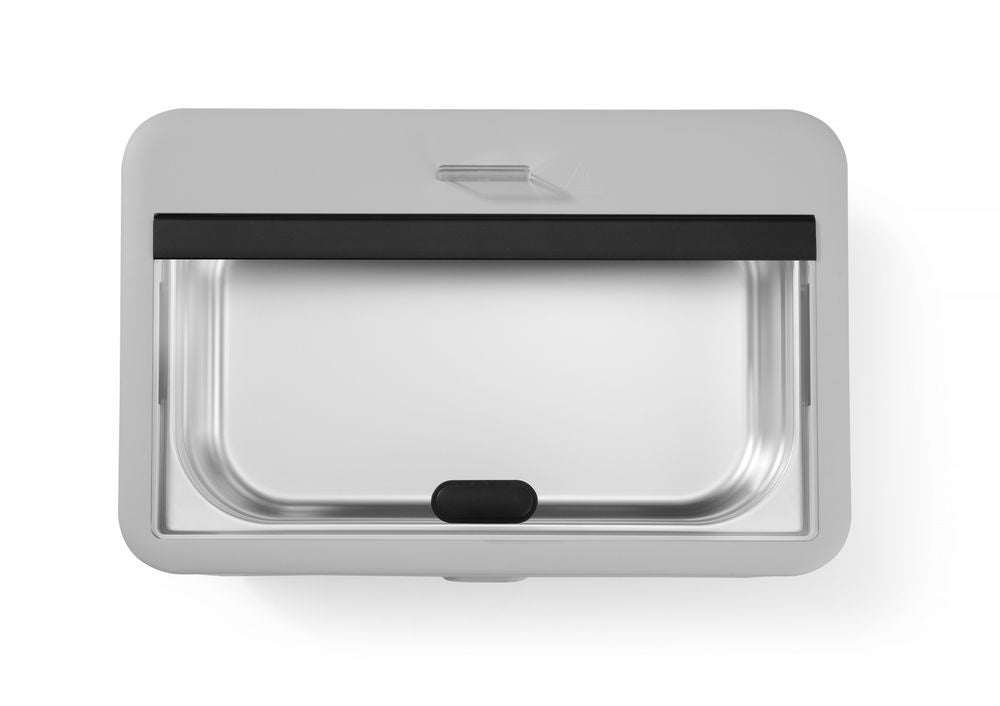 Chafing dish UNIQ, HENDI, desiGNed by Robert Bronwasser, vit, 220-240V/700W, 607x402x(H)245mm