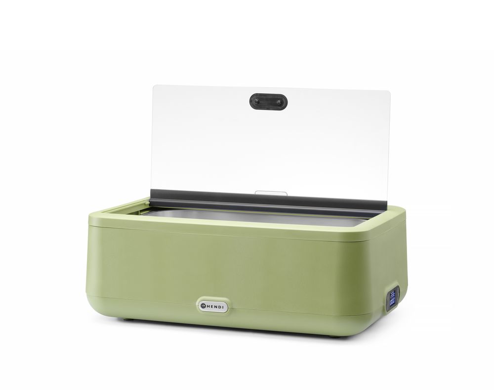 Chafing dish UNIQ, HENDI, desiGNed by Robert Bronwasser, grön, 220-240V/700W, 607x402x(H)245mm