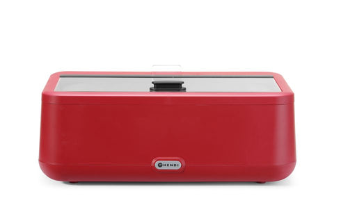 Chafing dish UNIQ, HENDI, desiGNed by Robert Bronwasser, röd, 220-240V/700W, 607x402x(H)245mm