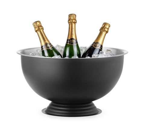 Champagne bowl, BarUp, 13L, Black, ⌀393x(H)214mm, Round