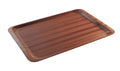 Serving tray, rectangular, non-slip, laminated, AmerBox, Euronorm, Mahogany, 370x530mm