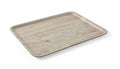 Serving tray with melamine laminate, non slip, with wood design, AmerBox, Wood light, 370x530mm