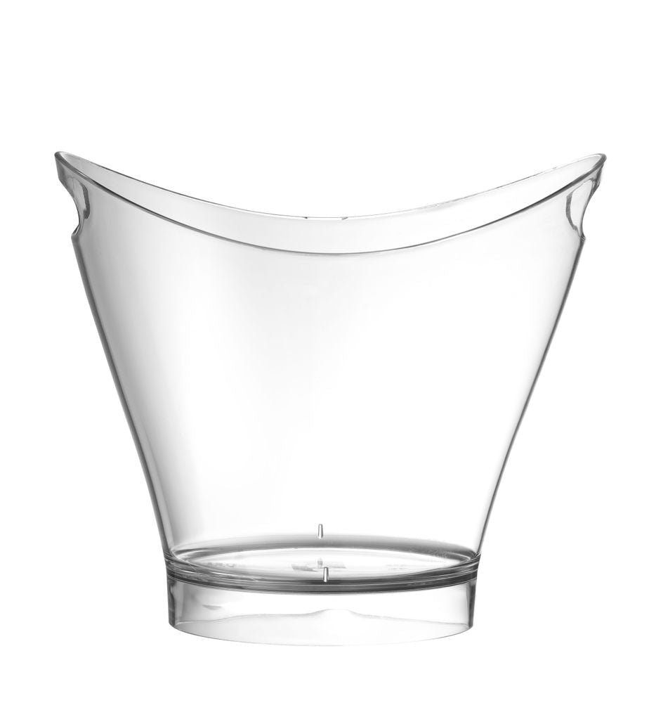 Wine and champagne bucket, BarUp, 6L, Transparent, 300x240x(H)260mm, Oval