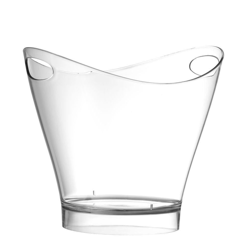 Wine and champagne bucket, BarUp, 6L, Transparent, 300x240x(H)260mm, Oval