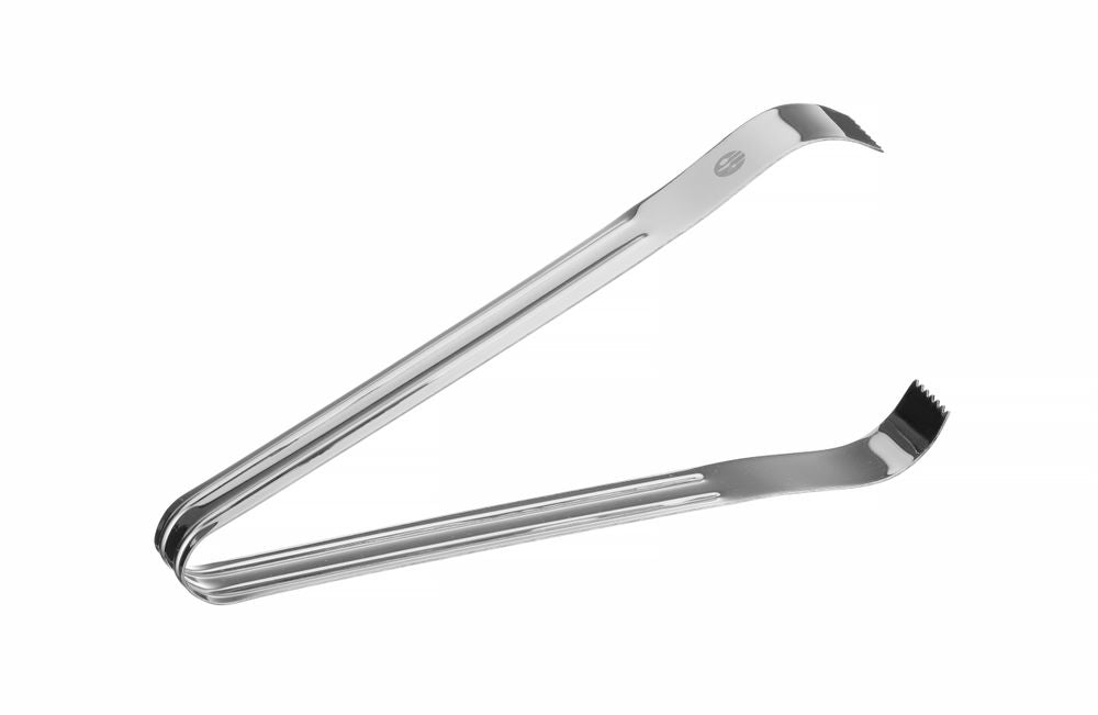Ice cube tongs – 2 pcs, BarUp, Silver, (L)180mm