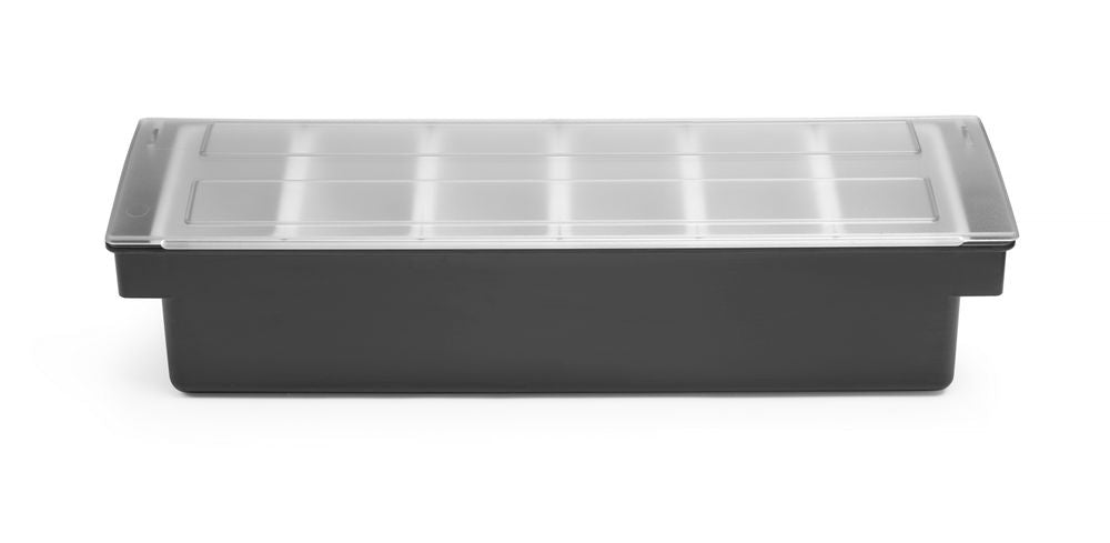 Condiment holder - 6 containers, BarUp, 480x150x(H)100mm