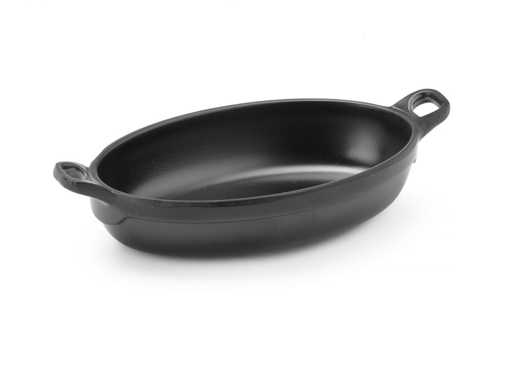 Mini oval pan Little Chef, Fine Dine, Black, 155x80x(H)37mm