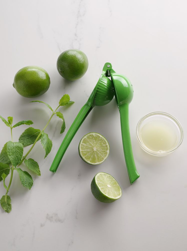 Citrus squeezer, BarUp, green (for limes), Green, 203x60x(H)40mm
