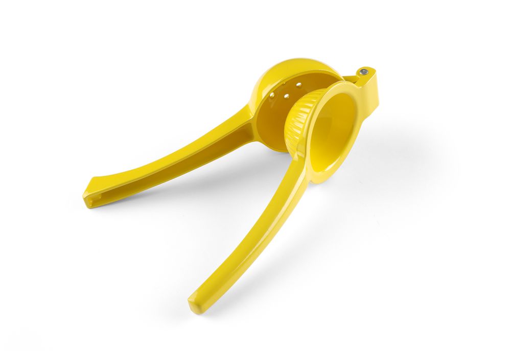 Citrus squeezer, BarUp, yellow (for lemons), 223x75x(H)45mm