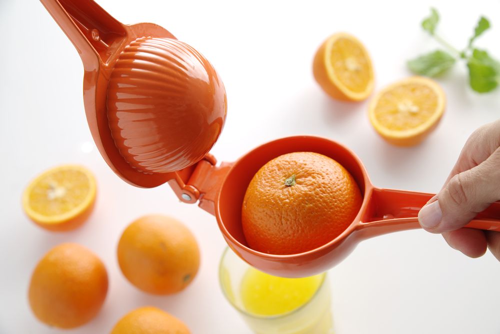 Citrus squeezer, BarUp, orange (for oranges), 232x91x(H)60mm