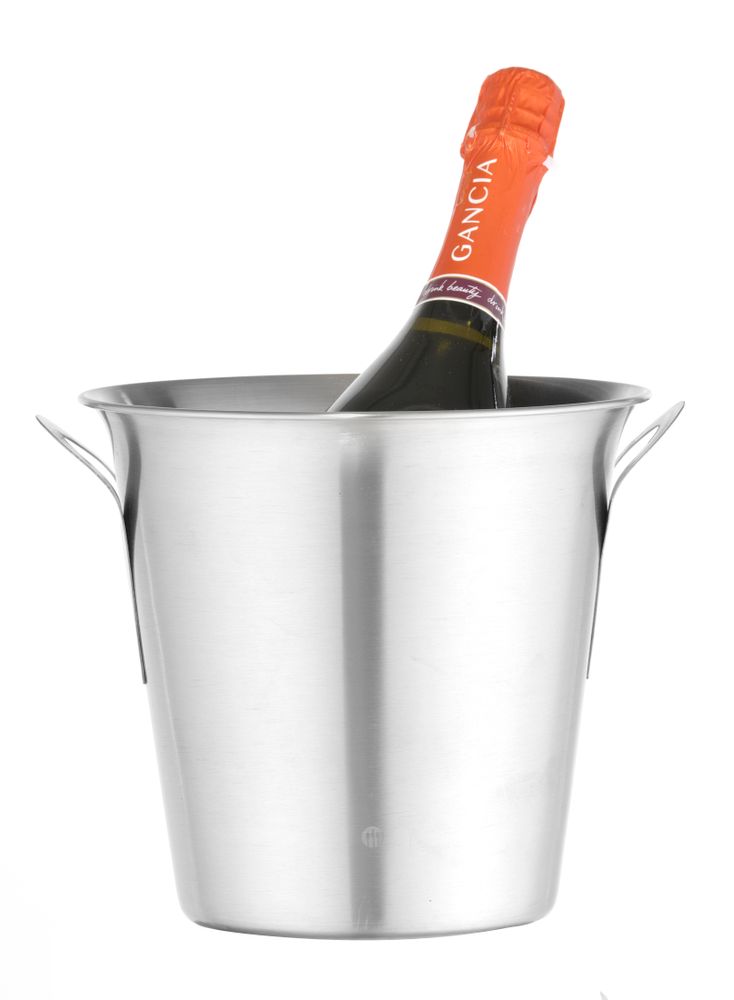 Champagne cooler, BarUp, 3,5L, Silver, ⌀210x(H)210mm