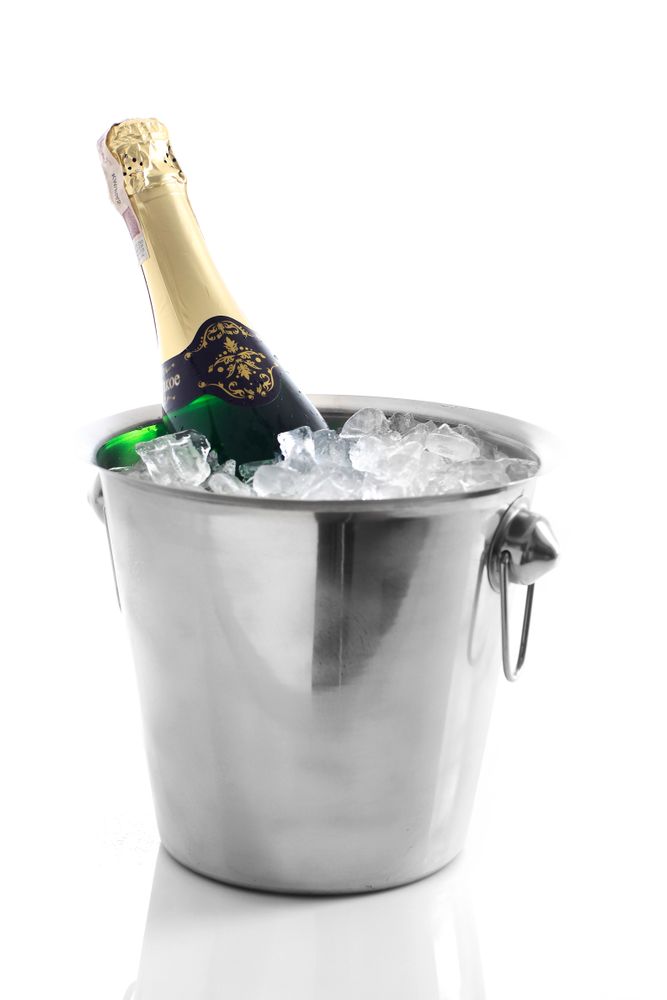 Champagne cooler, BarUp, 3,3L, Silver, ⌀220x(H)190mm