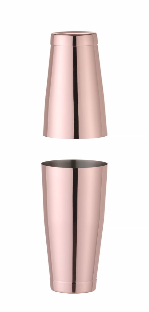 Tin-on-Tin Boston shaker, BarUp, 0,8L, Copper, ⌀90mm