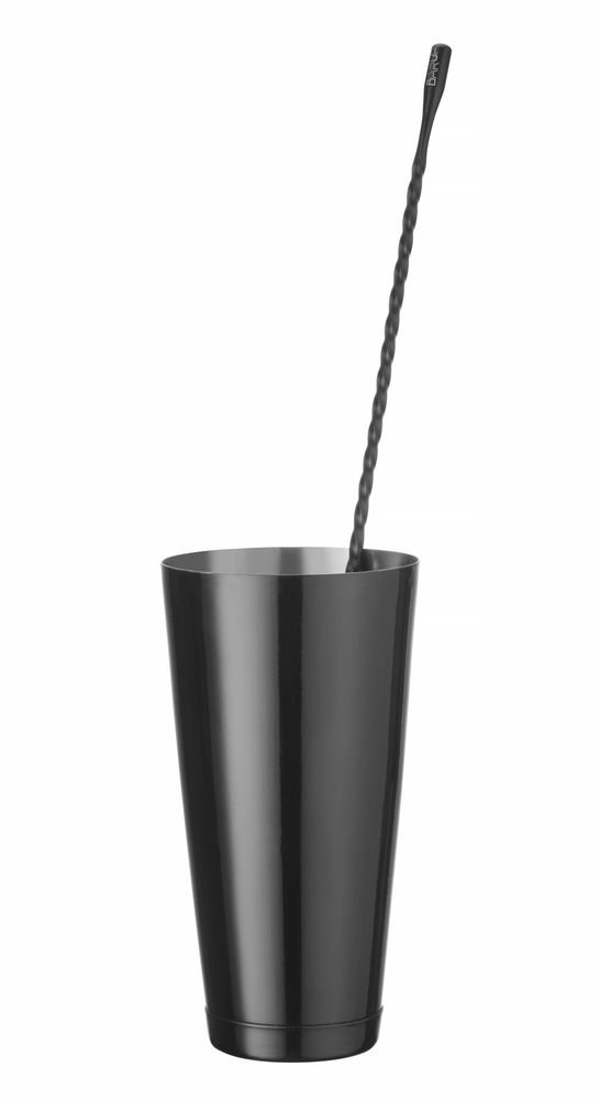 Boston shaker, BarUp, 0,8L, Black, ⌀x(H)mm
