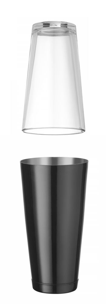 Boston shaker, BarUp, 0,8L, Black, ⌀x(H)mm