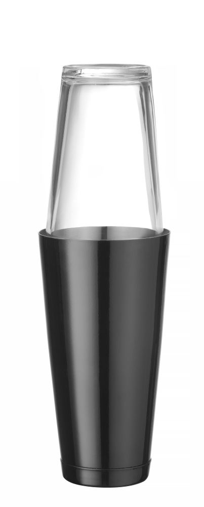 Boston shaker, BarUp, 0,8L, Black, ⌀x(H)mm