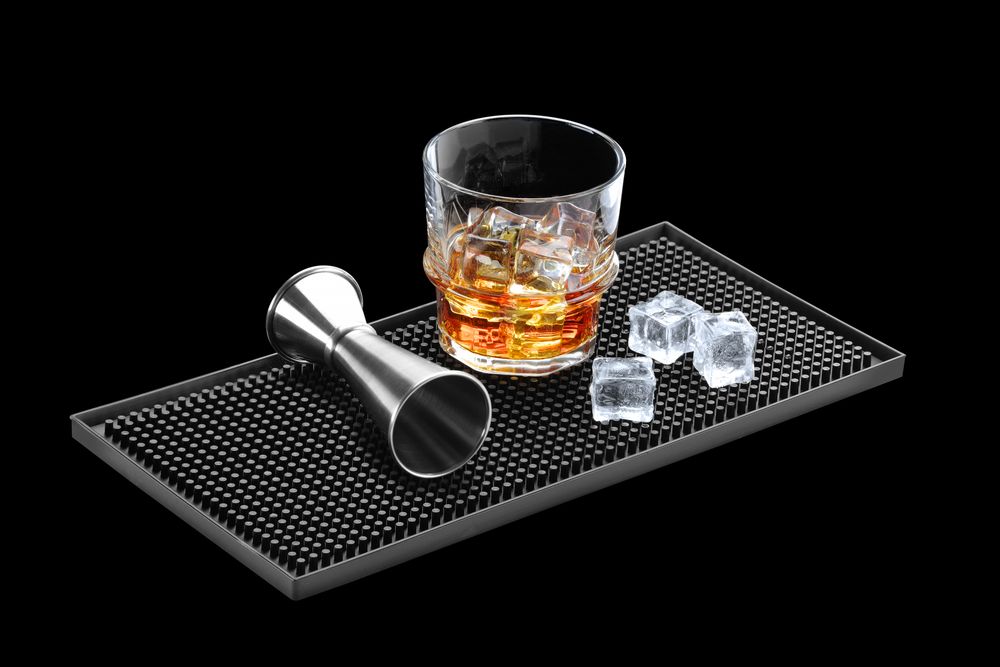 Bar mat, BarUp, Black, 300x150x(H)9mm