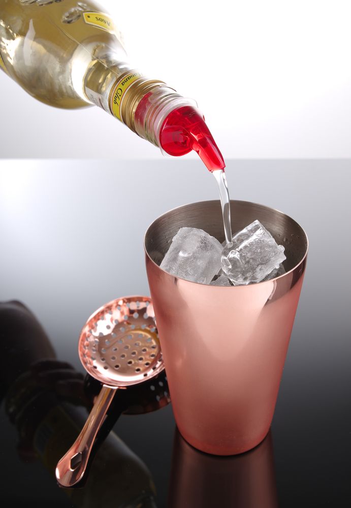 Free-flow pourer, BarUp, Red, 4 pcs