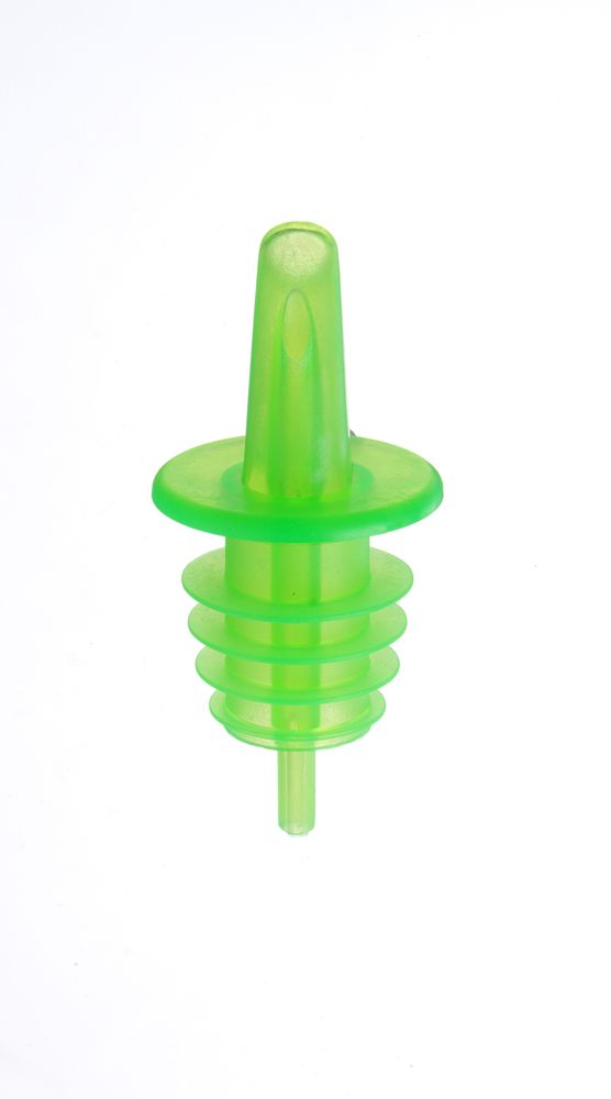 Free flow pourers, BarUp, 2 blue, 2 red , 2 green, Red, 6 pcs