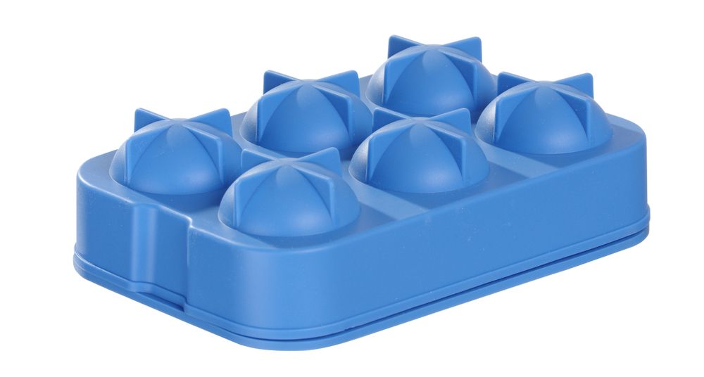 Sphere ice mould, BarUp, Blue, 180x125x(H)50mm