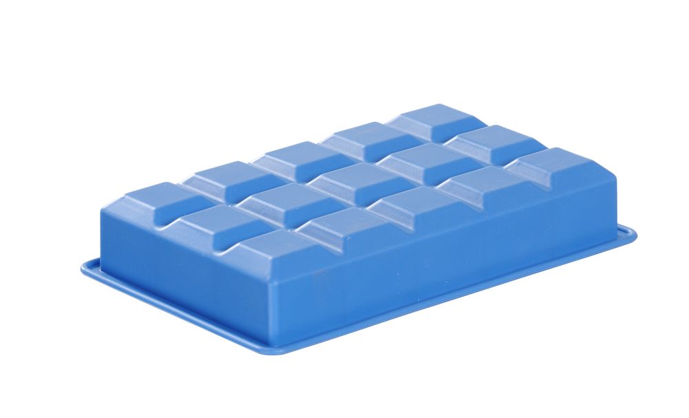 Ice cube mould mini cube, BarUp, Blue, 190x120x(H)35mm
