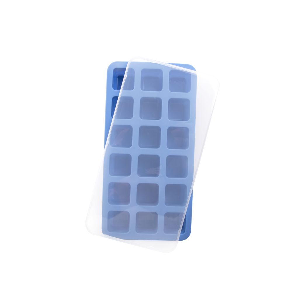 Ice cube mould with lid, BarUp, Blue, 217x114x(H)30mm