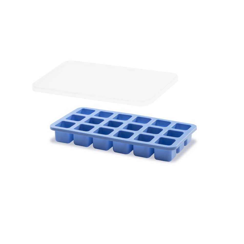 Ice cube mould with lid, BarUp, Blue, 217x114x(H)30mm