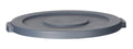 Lid for round waste bin, AmerBox, fits 691038, Light grey, ⌀570x(H)35mm