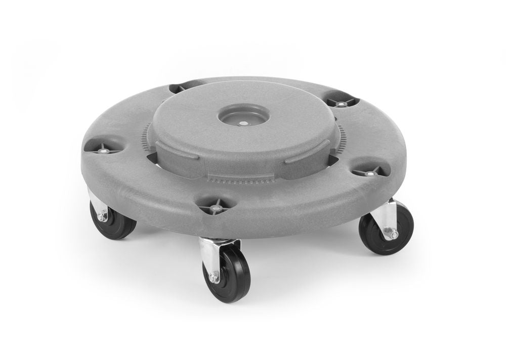Trolley for round waste bin, AmerBox, fits 691403, ⌀400x(H)165mm
