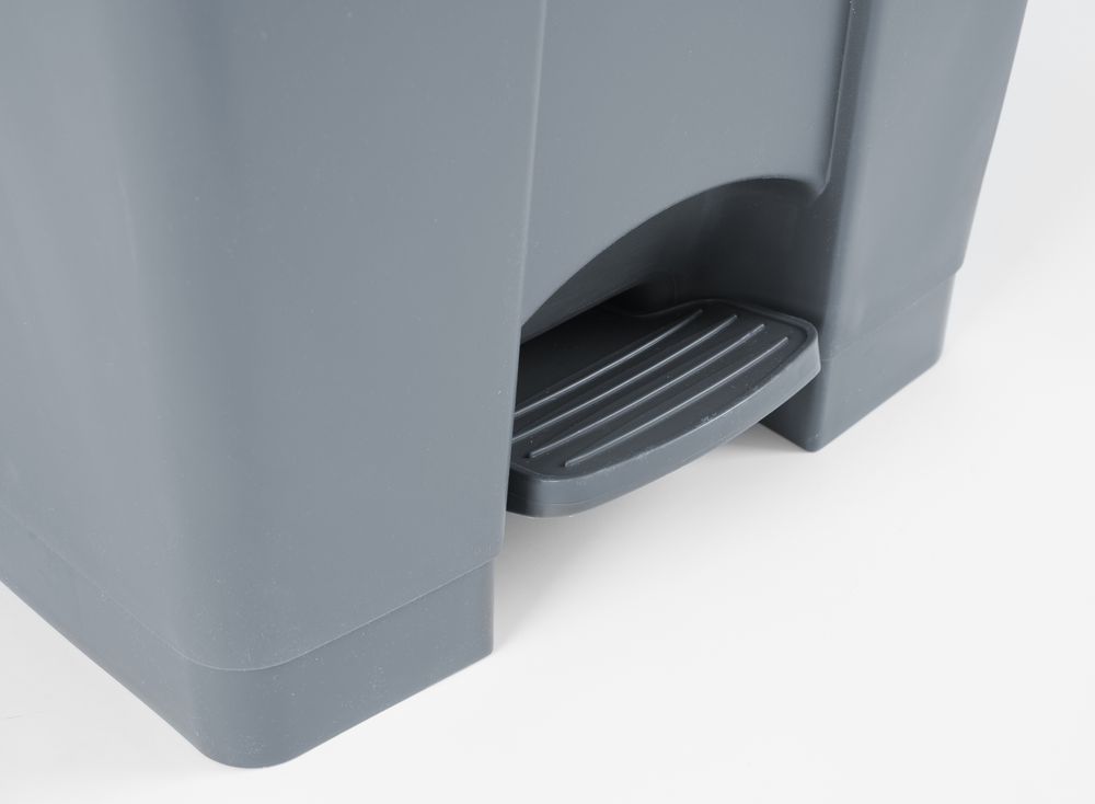 Pedal bin, AmerBox, 68L, Light grey, 490x410x(H)660mm