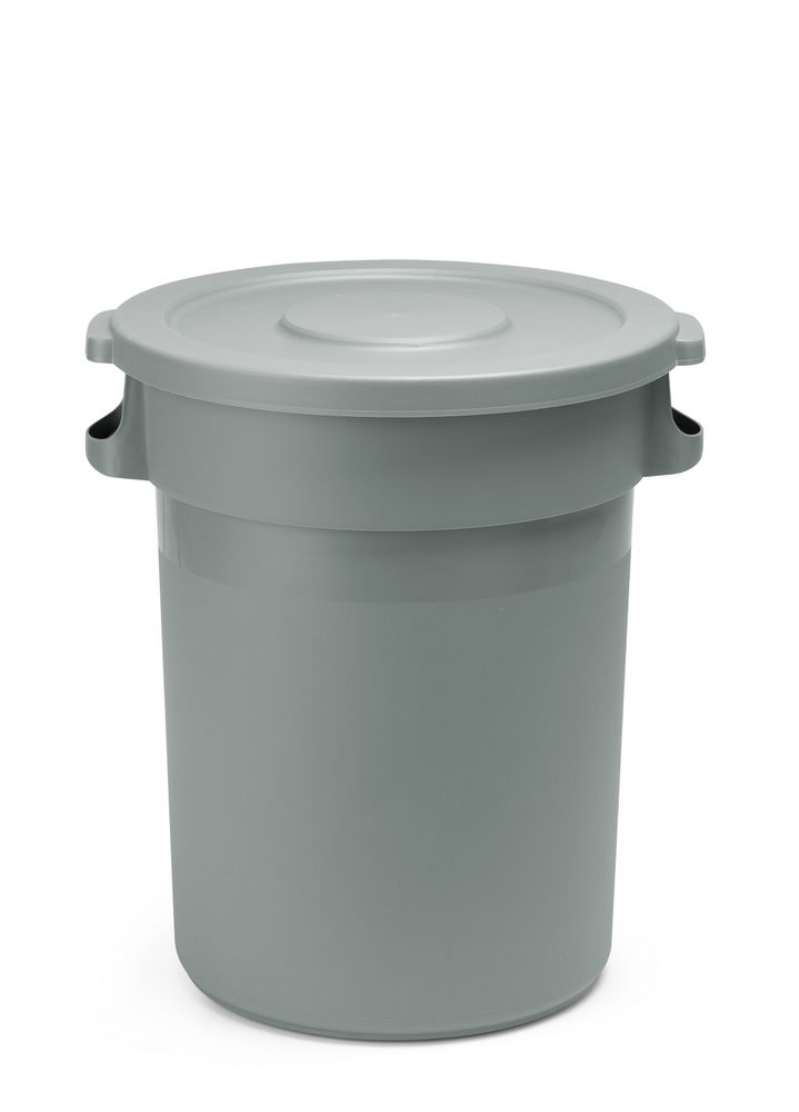 Round waste bin, AmerBox, 80L, ⌀490x(H)620mm