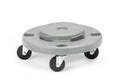 Trolley for round waste bin, AmerBox, fits 691403, ⌀400x(H)165mm