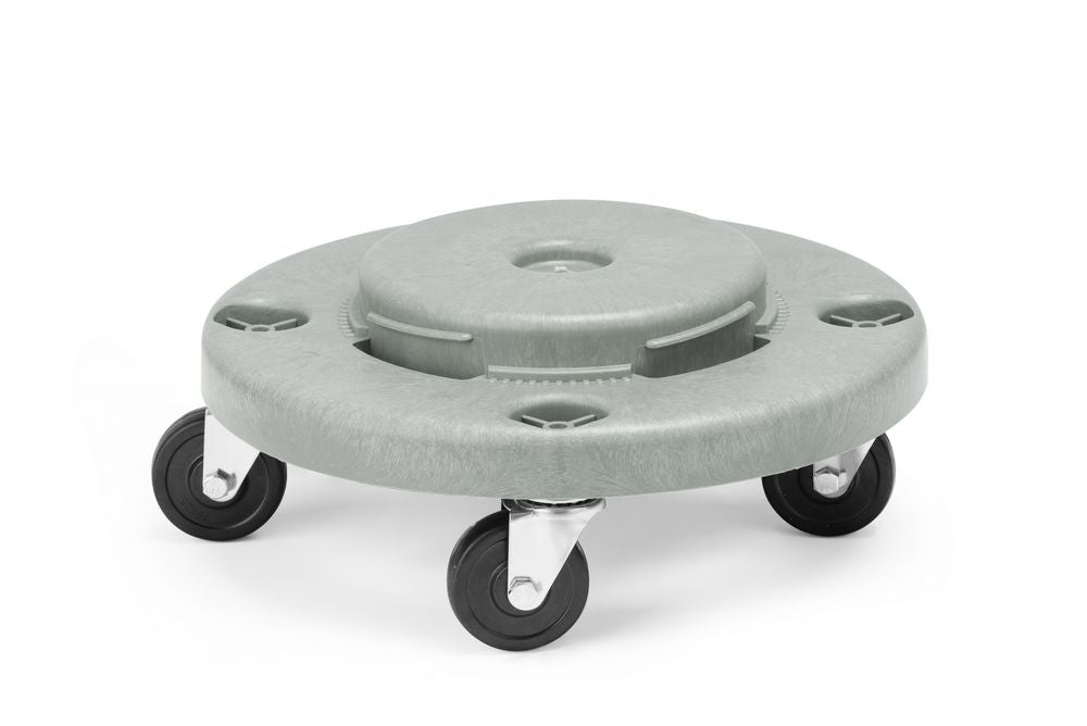 Trolley for round waste bin, AmerBox, fits 691403, ⌀400x(H)165mm