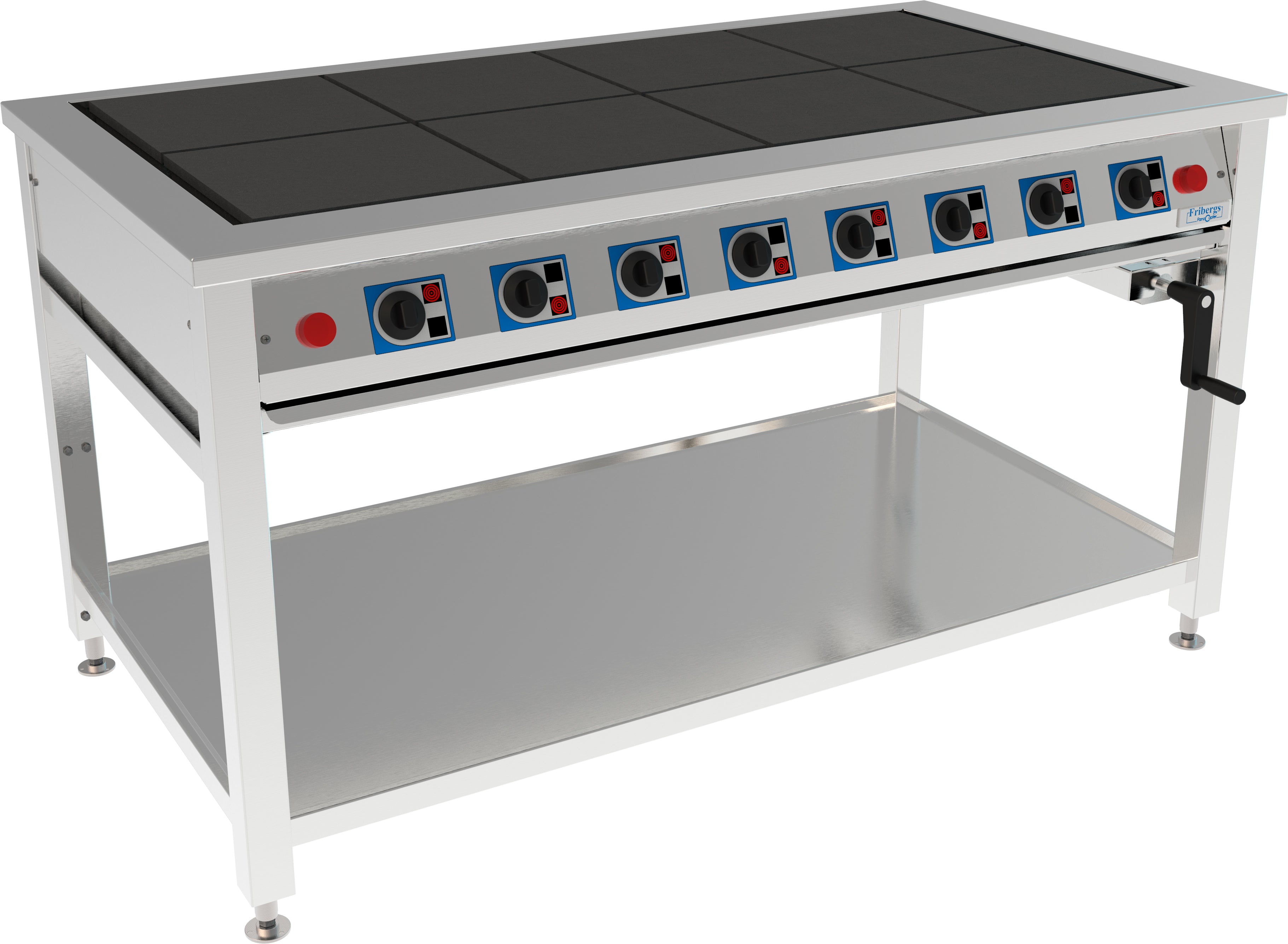 Fribergs FSH8090 - höj- och sänkbar spis 8 plattor