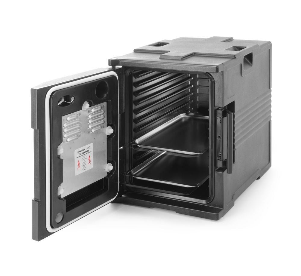 Thermo-insulated container with heating function – catering, AmerBox, GN 1/1, 477x680x(H)620mm