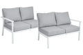 SAMVARO HIGH HV avslut - Vit/Pearl grey