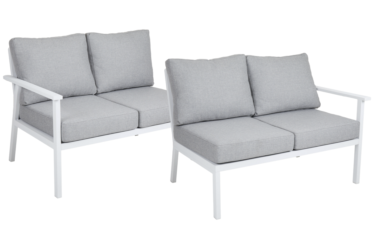 SAMVARO HIGH HV avslut - Vit/Pearl grey