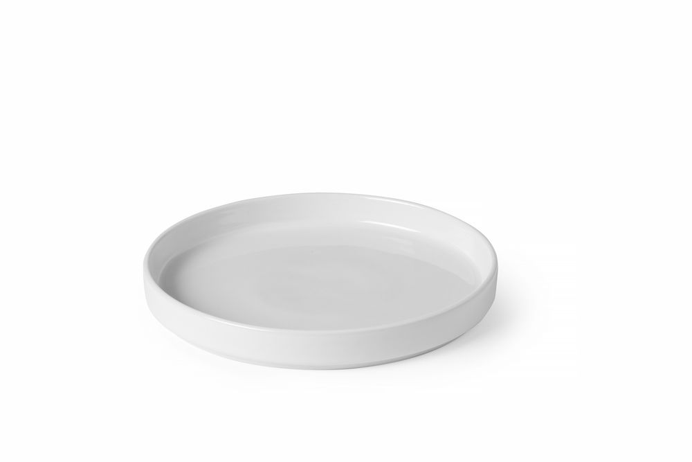 Plate with high rim Oslo, HENDI, Oslo, vit, ⌀200x(H)25mm