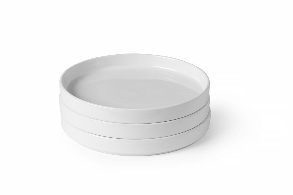 Plate with high rim Oslo, HENDI, Oslo, vit, ⌀200x(H)25mm