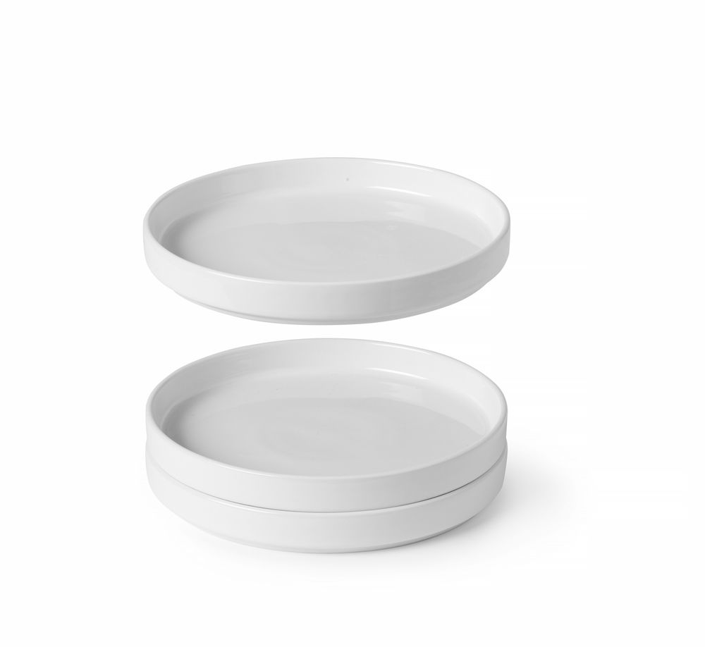Plate with high rim Oslo, HENDI, Oslo, vit, ⌀200x(H)25mm