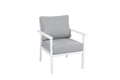 SAMVARO HIGH Fåtölj - Vit/Pearl grey