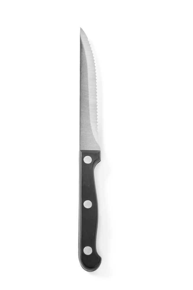 Set med 6 st – Steak kniv - 6 pcs, HENDI, Profi Line, svart, 6 pcs., (L)210mm