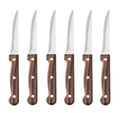 Set med 6 st – Steak kniv - 6 pcs, HENDI, Profi Line, Brown, 6 pcs., (L)210mm